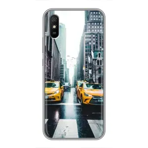Силиконовый бампер (Работники) на Xiaomi Redmi 9A (Такси)
