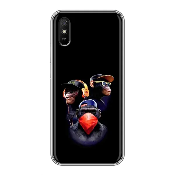 Чехол с рисунком «Три обезьяны» для Xiaomi Redmi 9A Чехол с рисунком «Три обезьяны» для Xiaomi Redmi 9A