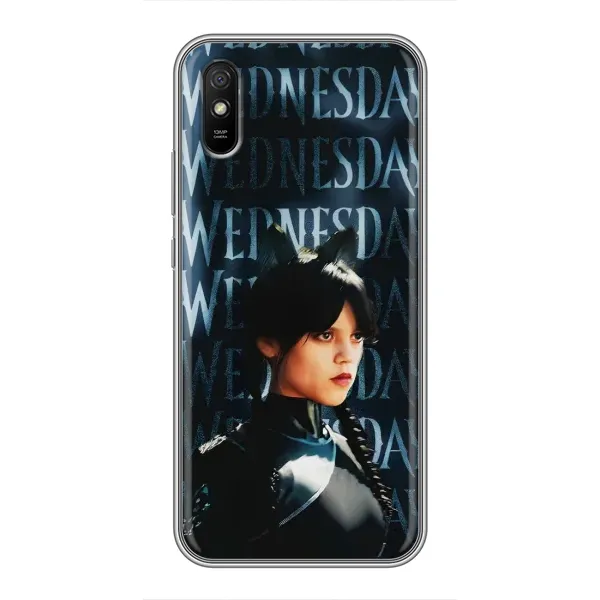 Чехол с рисунком «Уэнздей с ушками» для Xiaomi Redmi 9A Чехол с рисунком «Уэнздей с ушками» для Xiaomi Redmi 9A