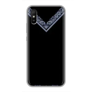 Силиконовый Чехол на Xiaomi Redmi 9A (Воротник вышиванки)