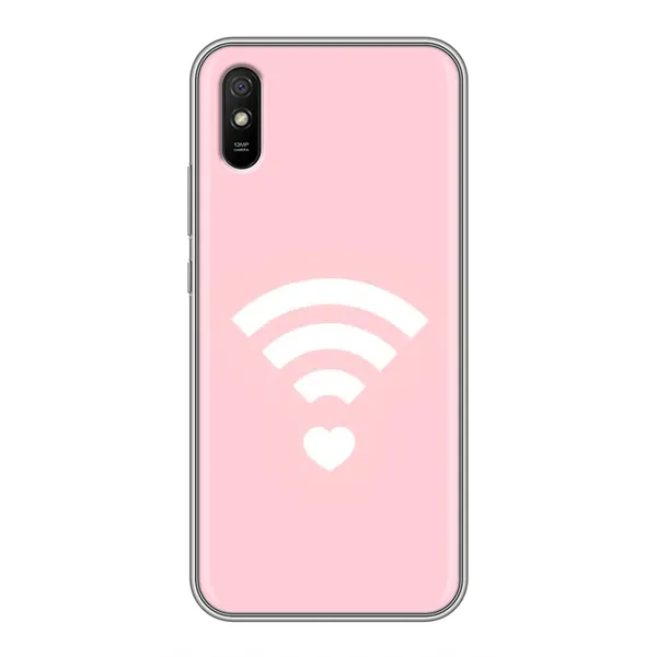 Чехол с рисунком «WiFi Love» для Xiaomi Redmi 9A Чехол с рисунком «WiFi Love» для Xiaomi Redmi 9A