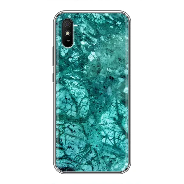 Чехол с рисунком «Зеленый мрамор» для Xiaomi Redmi 9A Чехол с рисунком «Зеленый мрамор» для Xiaomi Redmi 9A