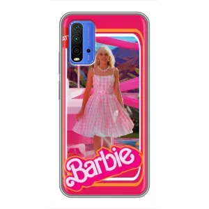 Силіконовый Чохол Барбі фільм на Xiaomi Redmi 9T (Барбі Марго)
