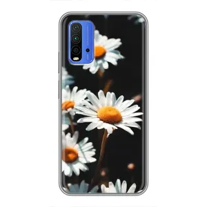 Чохол з ромашками на Xiaomi Redmi 9T (Білі ромашки)