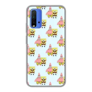 Чехлы с Патриком на Xiaomi Redmi 9T (Боб и Патрик)