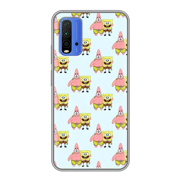 Чехол с рисунком «Боб и Патрик» для Xiaomi Redmi 9T Чехол с рисунком «Боб и Патрик» для Xiaomi Redmi 9T