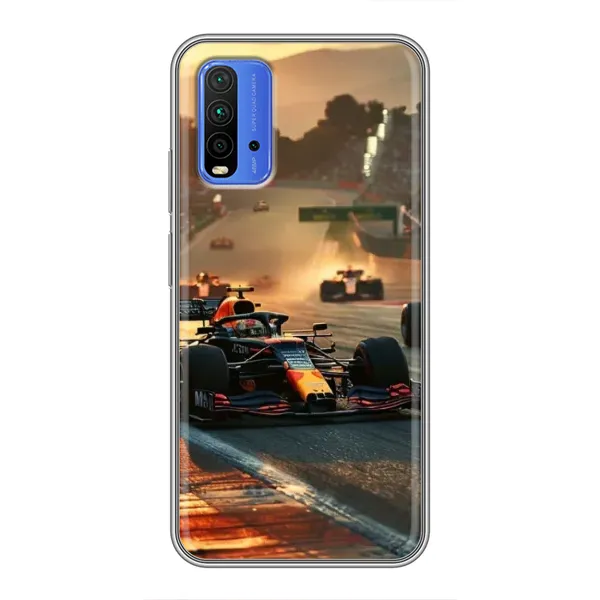 Чехол с рисунком «Чемпионат ф1» для Xiaomi Redmi 9T Чехол с рисунком «Чемпионат ф1» для Xiaomi Redmi 9T