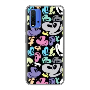 Чехлы с принтом Микки Маус на Xiaomi Redmi 9T (Цветной Микки Маус)