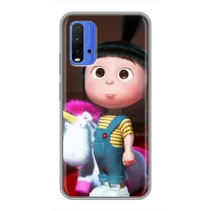 Мультяшный принт на Чехол для Редми 9т (Девочка Агнес)