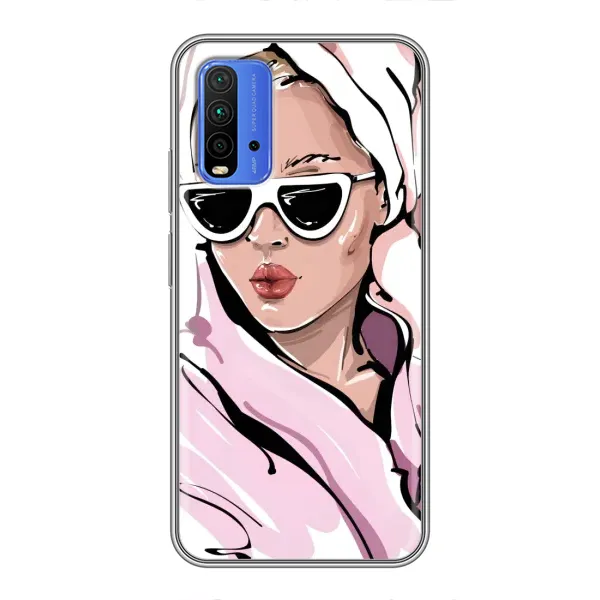 Чехол с рисунком «Девушка в халате» для Xiaomi Redmi 9T Чехол с рисунком «Девушка в халате» для Xiaomi Redmi 9T