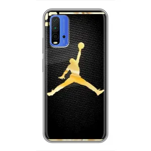Силиконовый Чехол Nike Air Jordan на Редми 9т (Джордан 23)
