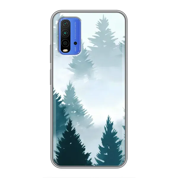 Чехол с рисунком «Горный лес» для Xiaomi Redmi 9T Чехол с рисунком «Горный лес» для Xiaomi Redmi 9T