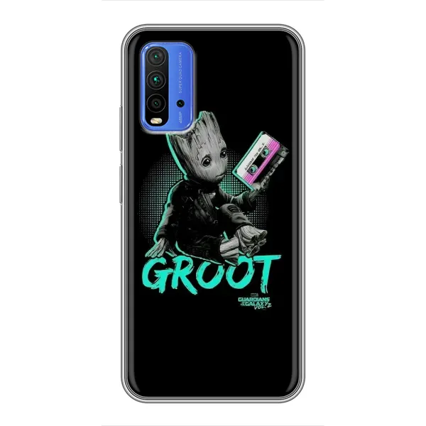 Чехол с рисунком «Groot» для Xiaomi Redmi 9T Чехол с рисунком «Groot» для Xiaomi Redmi 9T