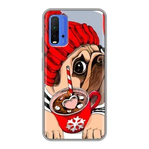 Бампер для Xiaomi Redmi 9T з картинкою "Песики" (Сумний собака)