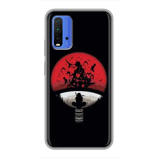 Чехол с рисунком «Итачи на черном» для Xiaomi Redmi 9T Чехол с рисунком «Итачи на черном» для Xiaomi Redmi 9T