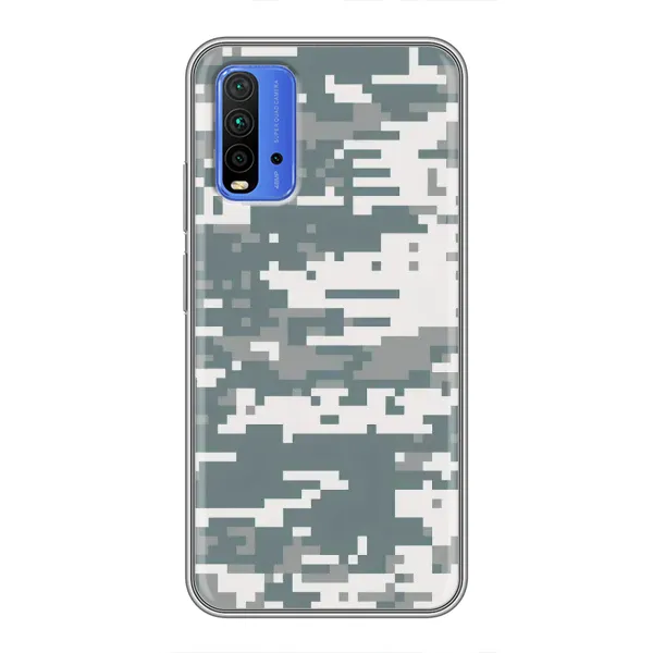 Чехол с рисунком «Камуфляжный Хаки» для Xiaomi Redmi 9T Чехол с рисунком «Камуфляжный Хаки» для Xiaomi Redmi 9T