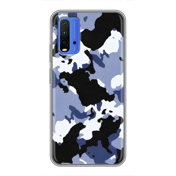 Чехол с рисунком «Камуфляжный Серый» для Xiaomi Redmi 9T Чехол с рисунком «Камуфляжный Серый» для Xiaomi Redmi 9T