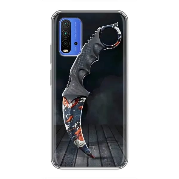 Чехол с рисунком «Кинжал КС ГО» для Xiaomi Redmi 9T Чехол с рисунком «Кинжал КС ГО» для Xiaomi Redmi 9T