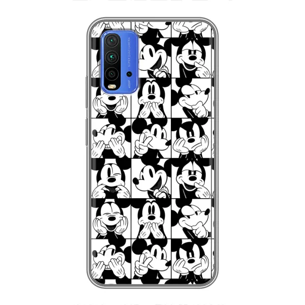 Чехол с рисунком «Коллаж Микки Маус» для Xiaomi Redmi 9T Чехол с рисунком «Коллаж Микки Маус» для Xiaomi Redmi 9T