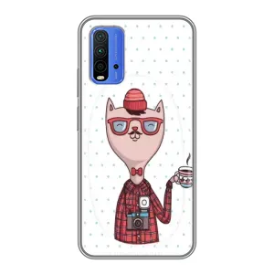 Чехол на тематику: Коты для Xiaomi Redmi 9T (Кот аристократ)
