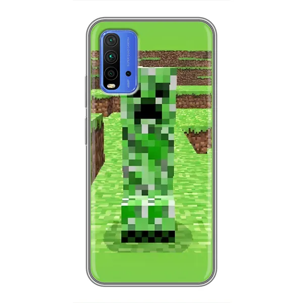 Чехол с рисунком «Крипер 2» для Xiaomi Redmi 9T Чехол с рисунком «Крипер 2» для Xiaomi Redmi 9T