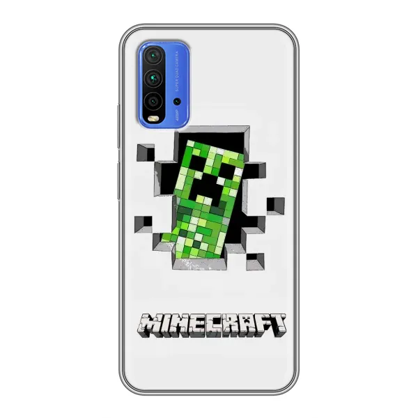 Чехол с рисунком «Крипер» для Xiaomi Redmi 9T Чехол с рисунком «Крипер» для Xiaomi Redmi 9T