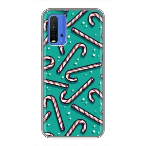 Силиконовый бампер на рождество для Xiaomi Redmi 9T