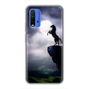 Чехлы с изображением разных животных для Xiaomi Redmi 9T (Лошадь)