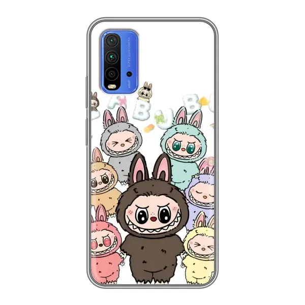 Чехол с рисунком «Маленькие Лабубу» для Xiaomi Redmi 9T Чехол с рисунком «Маленькие Лабубу» для Xiaomi Redmi 9T