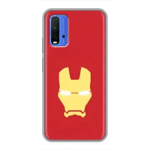 Чехол Супергерой Железный человек на Xiaomi Redmi 9T (Man)