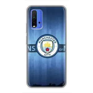 Силиконовые Чехлы принт Футбол на Xiaomi Redmi 9T (ManCity)