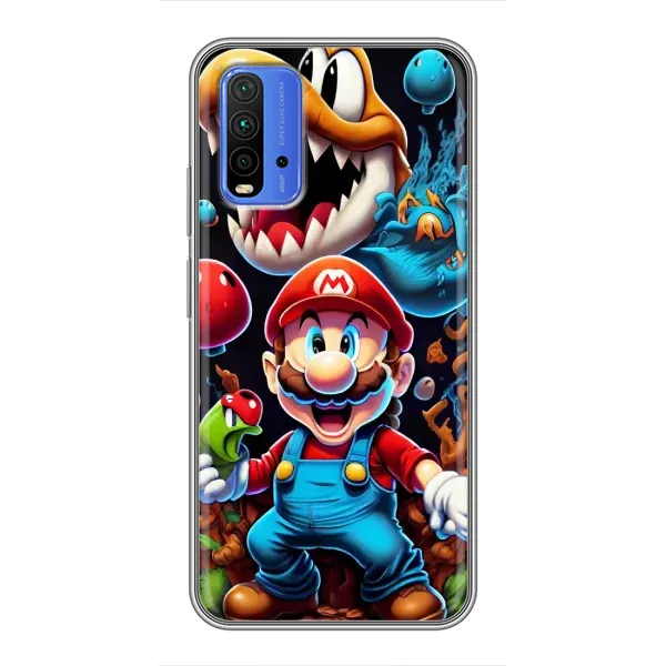 Чехол с рисунком «Марио» для Xiaomi Redmi 9T Чехол с рисунком «Марио» для Xiaomi Redmi 9T