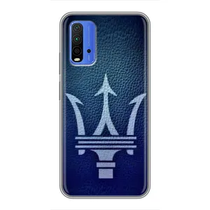 Чехлы с тематикой "Крутые машины" на Xiaomi Redmi 9T (Лого Maserati)