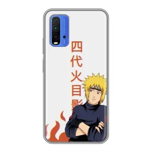 Чехол с персонажами АНИМЕ на Xiaomi Redmi 9T (Минато Намикадзэ)