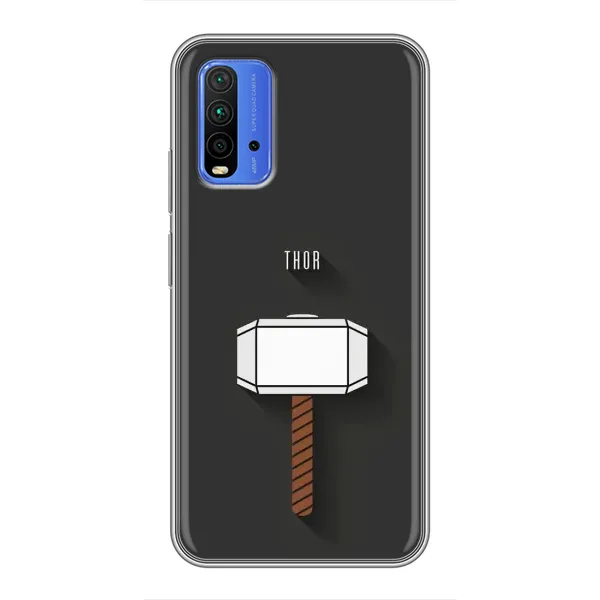 Чехол с рисунком «Молот Тора» для Xiaomi Redmi 9T Чехол с рисунком «Молот Тора» для Xiaomi Redmi 9T