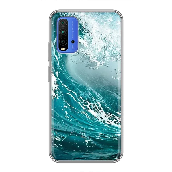 Чехол с рисунком «Морская волна» для Xiaomi Redmi 9T Чехол с рисунком «Морская волна» для Xiaomi Redmi 9T