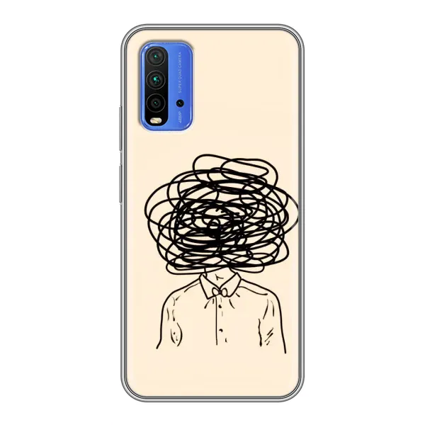 Чехол с рисунком «Мысли» для Xiaomi Redmi 9T Чехол с рисунком «Мысли» для Xiaomi Redmi 9T
