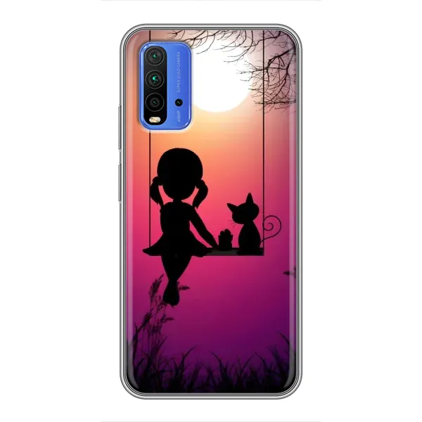 Чехол с рисунком «На качели» для Xiaomi Redmi 9T Чехол с рисунком «На качели» для Xiaomi Redmi 9T