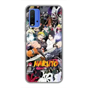 Купить Чехлы на телефон с принтом Anime для Xiaomi Redmi 9T (Наруто постер)