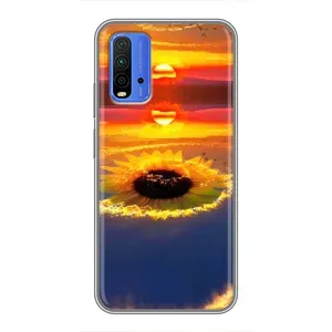 Чехлы с картинкой Подсолнухов для Редми 9т (Небо подсолнух)