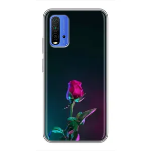 Чехлы с принтом Розочки для Xiaomi Redmi 9T (Ночная роза)