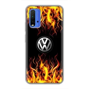 Чехол "Фольксваген" для Xiaomi Redmi 9T (Огненный Лого)