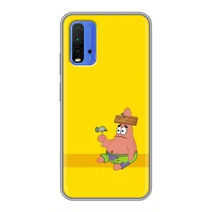 Чехлы с Патриком на Xiaomi Redmi 9T (Ошибочка)