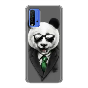Чехлы с Пандами на Xiaomi Redmi 9T (Панда в очках)