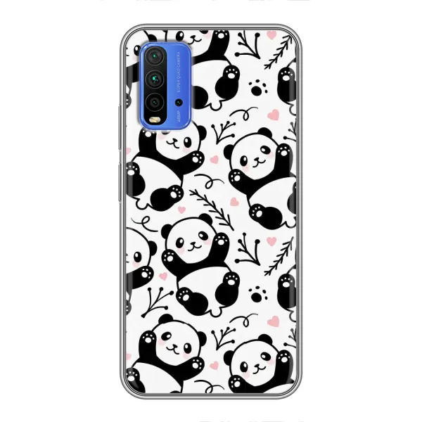 Чехол с рисунком «Пандочки» для Xiaomi Redmi 9T Чехол с рисунком «Пандочки» для Xiaomi Redmi 9T