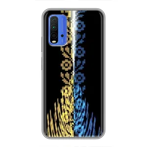 Силіконовый Чохол на Xiaomi Redmi 9T (Патріотична вишиванка)