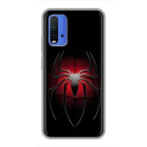 Чехол Супергерой Человека Паука на Xiaomi Redmi 9T (Паук)