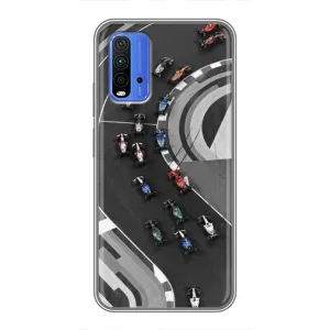 Чехол фильм Формула 1 для Xiaomi Redmi 9T (Гонки ф1)