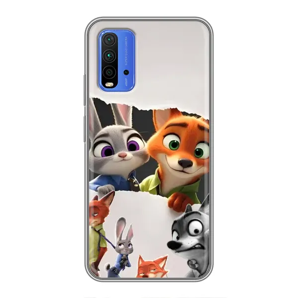 Чехол с рисунком «Персонажи Зоо» для Xiaomi Redmi 9T Чехол с рисунком «Персонажи Зоо» для Xiaomi Redmi 9T