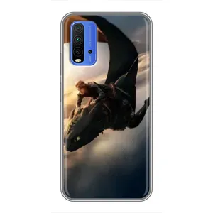 Чехол дракон Беззубик для Xiaomi Redmi 9T (Полет Беззубика)